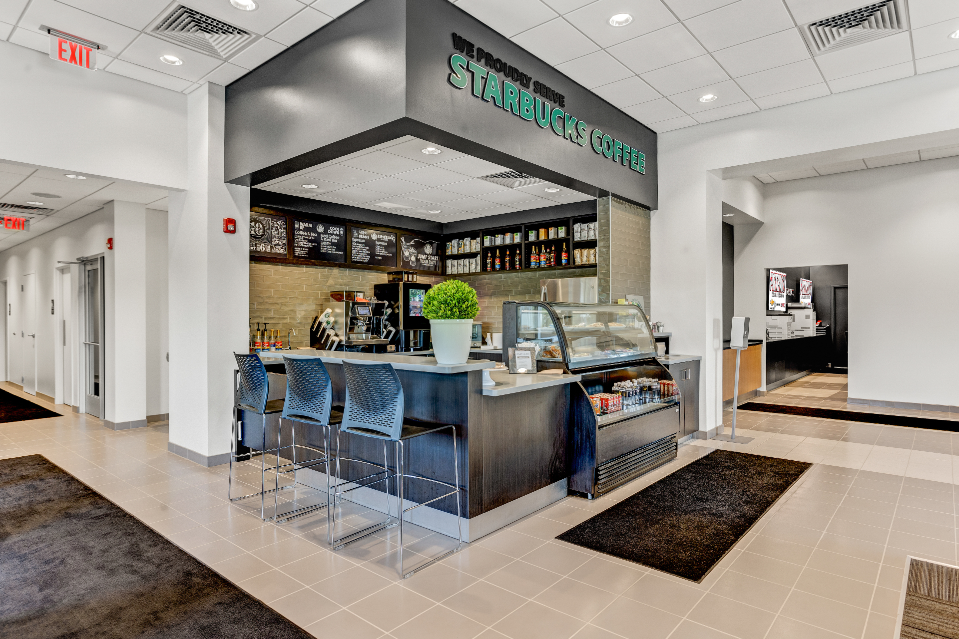 In-store Starbucks coffee bar