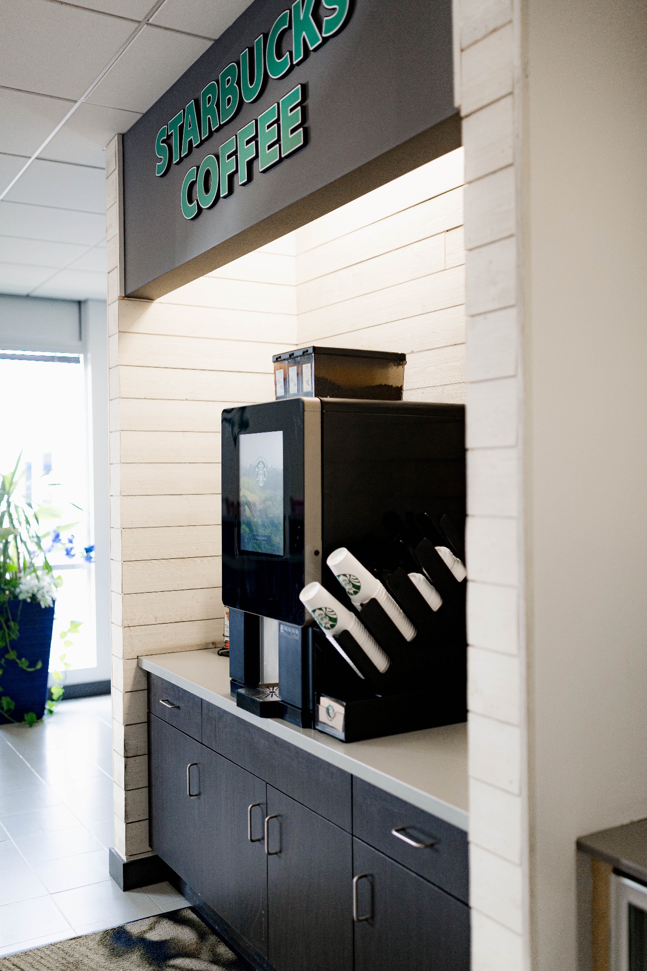In-store Starbucks coffee bar