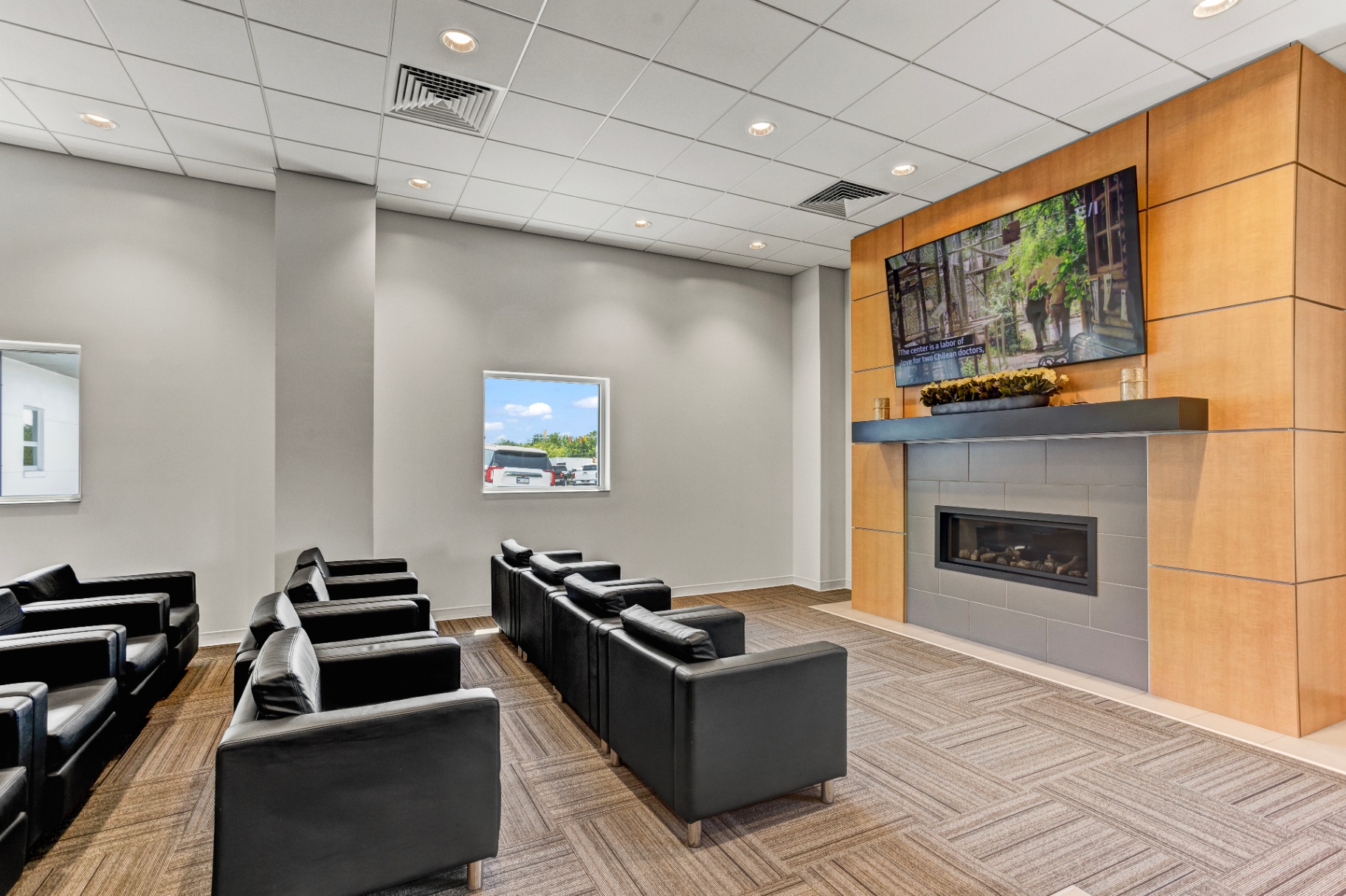 Waiting lounge — wide view
