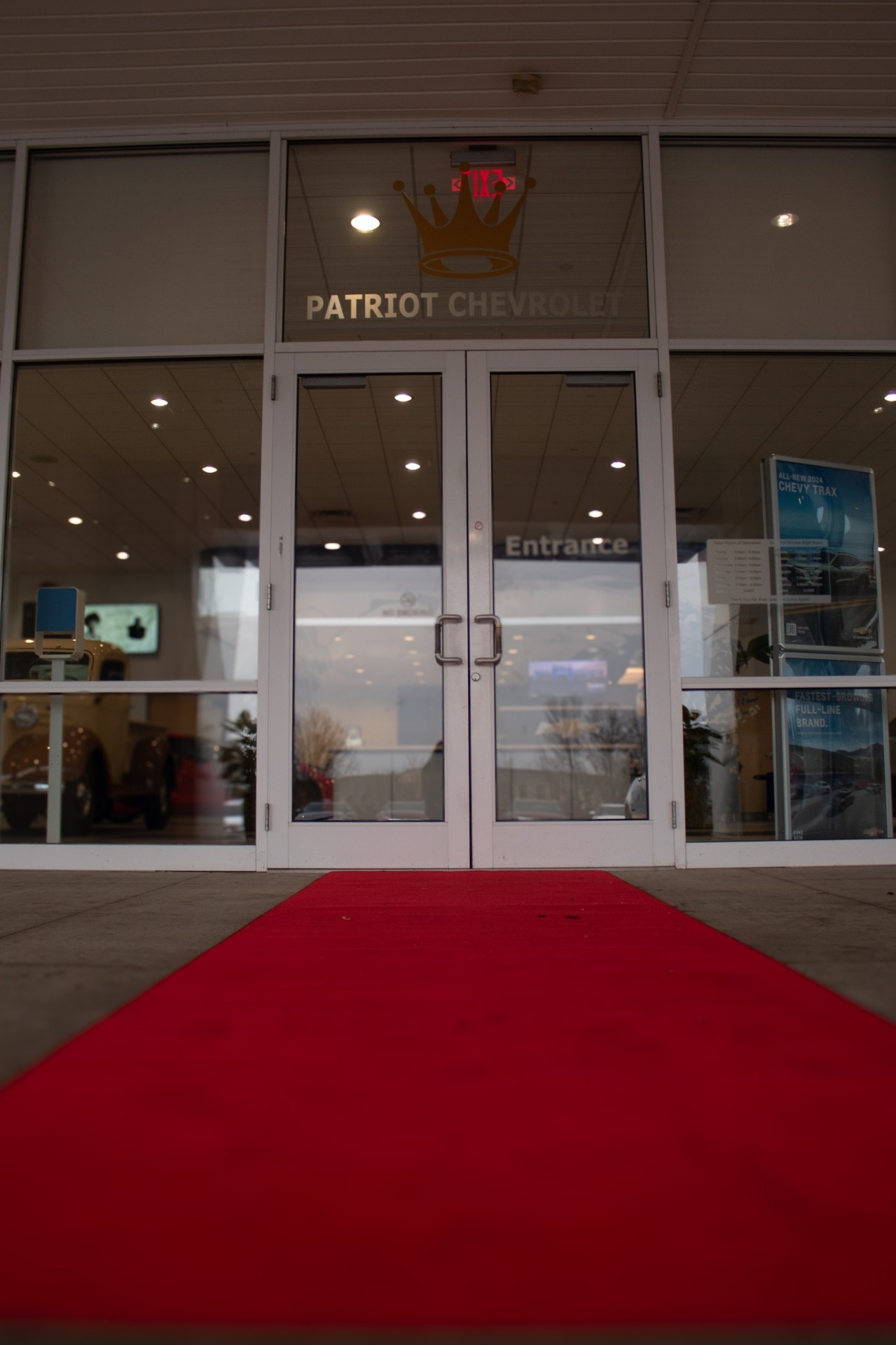 Red carpet entrance