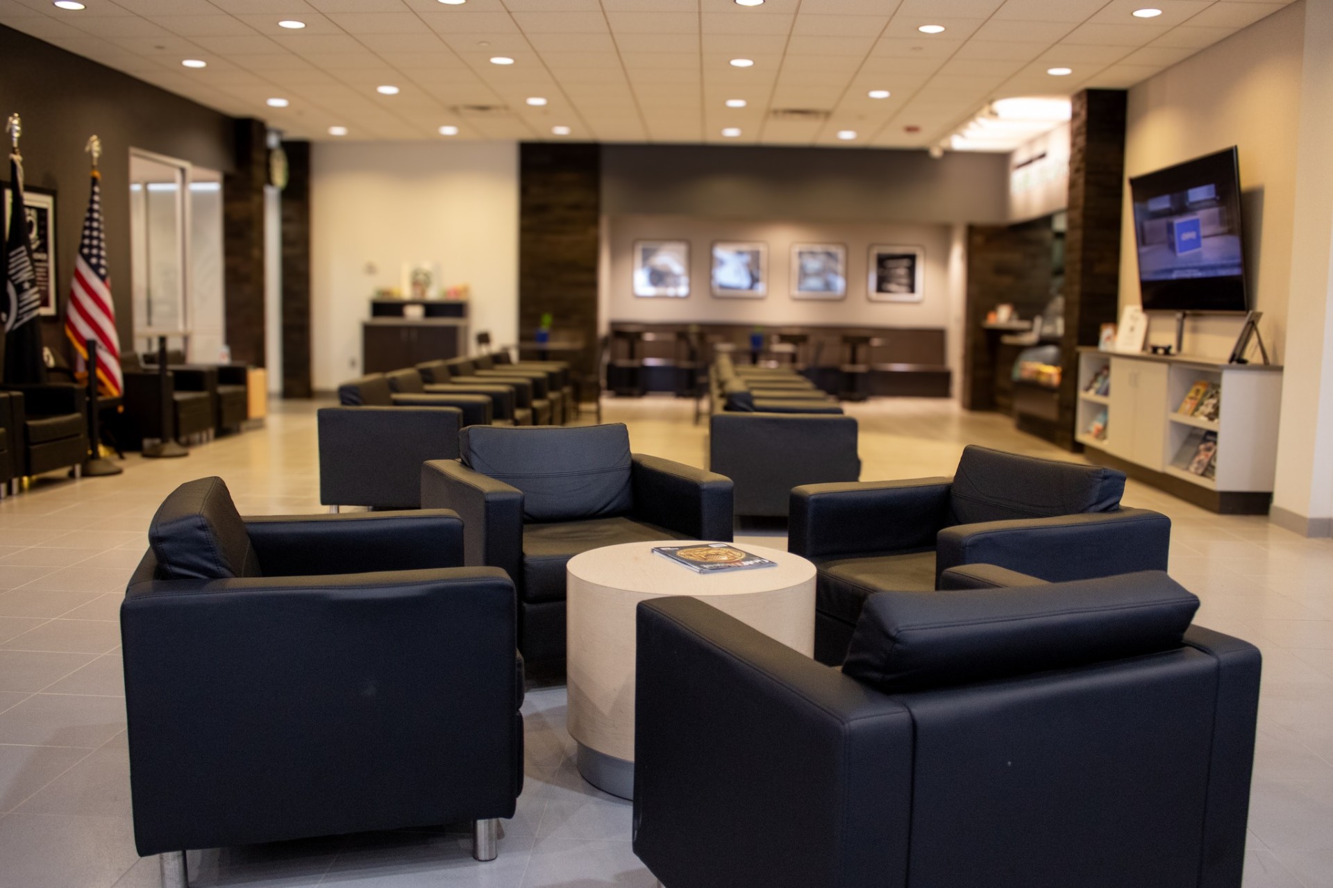 Customer lounge seating